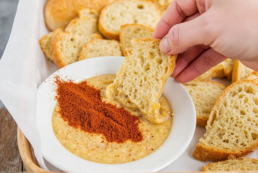 Garlic Herb Oil with Fresh Bread