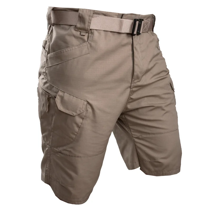 

FanLi Summer High Quality Vintage Men Casual Work Pockets Shorts Men's Cargo Shorts