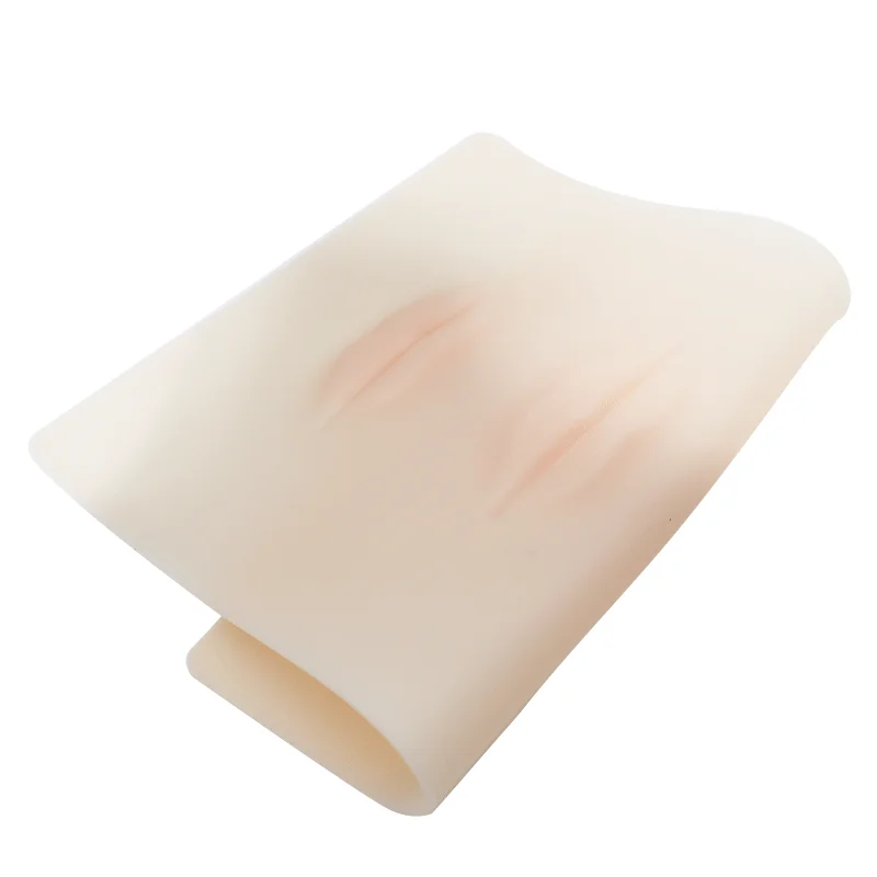 

Eyebrow Eyeline Silicone Practice Skin High Quality Permanent Makeup Practice Skin, Skin color