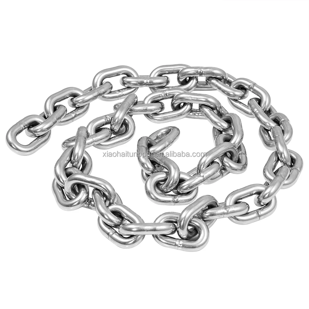 

Windlass Anchor Chain Little Dolphin 316/304 Stainless Steel Silver Connect Stainless Steel 316 8mm 5/16 5 Meters 3-16mm