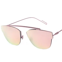 

New Frameless Cat Eye Sunglasses Women Trend Retro Gradient Sun Glasses Frameless Glasses Women