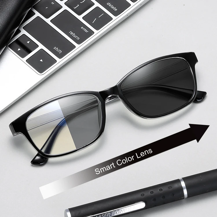 

DOISYER 2021 New women's fashion functional glasses smart photochromic anti-blue light glasses