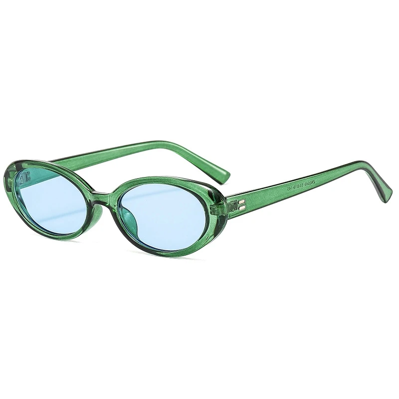 

Superhot Eyewear 13446 Fashion 2022 Retro Vintage Cheap Plastic Small Oval Sunglasses