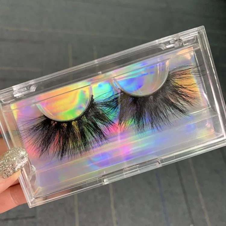 

clear acrylic eyelash packaging lashwholesale vendor acrylic eyelash case mink lashes3d wholesale vendor 20 mm lash storage, Natural black