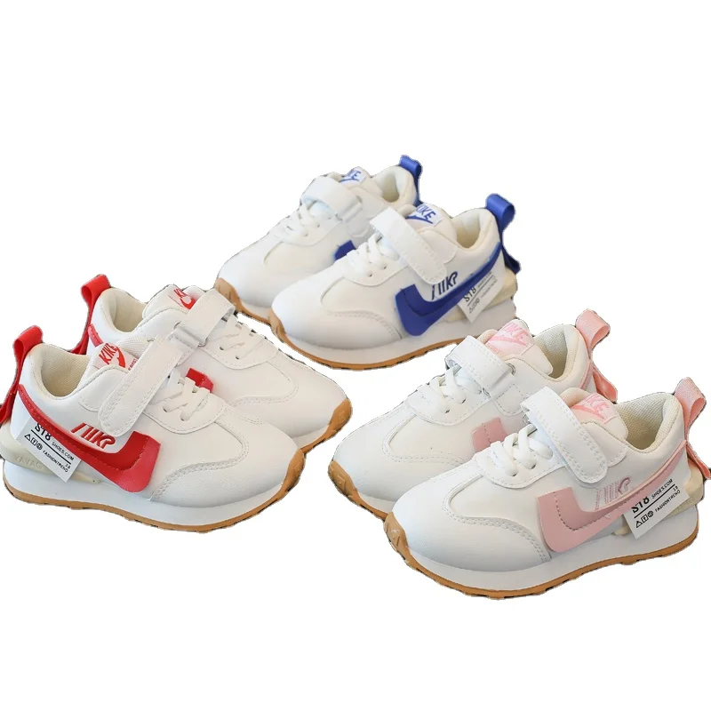 

2021 children white casual leather running shoes sneaker Kids sports Shoes summer Sneakers for kids children shoe