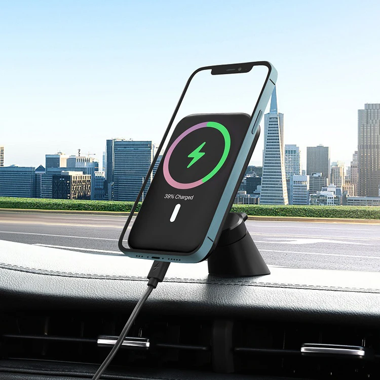 

SHANPIN 15w magnetic Wireless fast Charger Car Air Vent Mount phone holder new arrivals 2021 new products