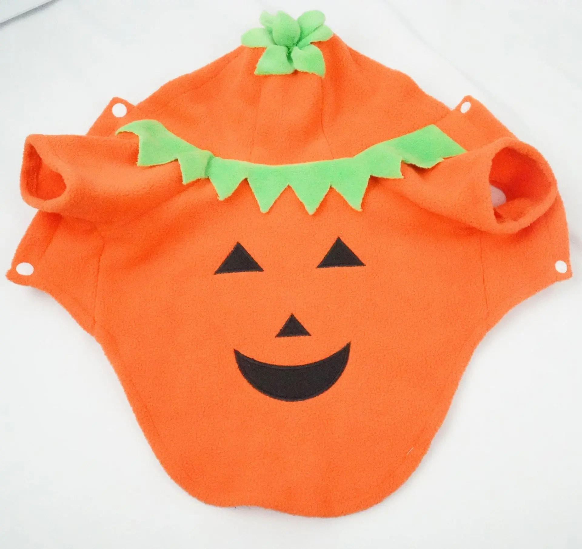 

Pet Supplies Halloween Pet Capes Halloween Pumpkin Cape Printed Pet Hooded Cape Cloak, As picture shows