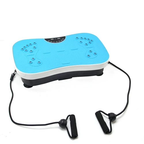 

Ultra Thin Vibration Platform Plate Whole Body Fitness Vibration Machine with Remote Control & Resistance Bands