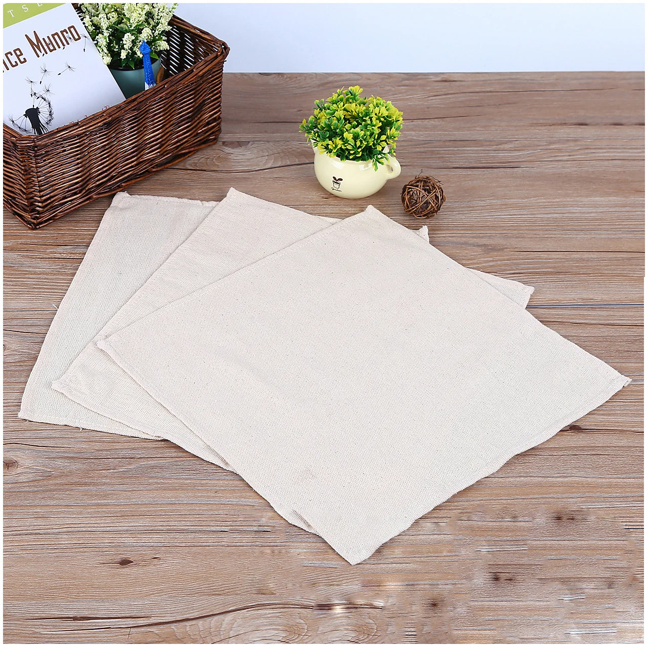 Wholesale Blank Plain White 100 Polyester Fabric Tea Towel Buy 100