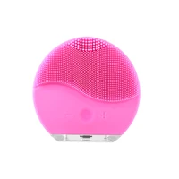 

Mini Portable Waterproof Sonic Face Cleaning Washing Machine Massage Brush Electric Silicone Facial Cleanser Brush