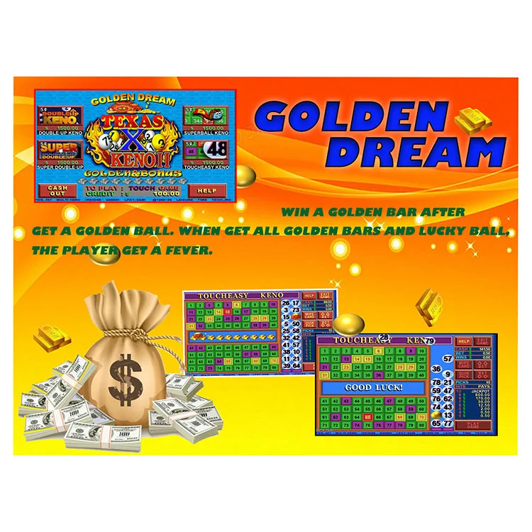 

GOLDEN DREAM keno casino machines Texas Keno