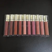 

Wholesale Waterproof Nude Lip gloss Pigment Glossy liquid Lipstick no Logo Vegan Lipgloss Custom Lip Gloss