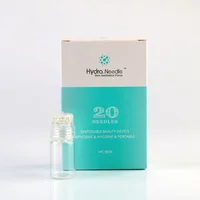 

Hyaluronic acid serum bottle 24k gold plated 20 microneedles derma stamp