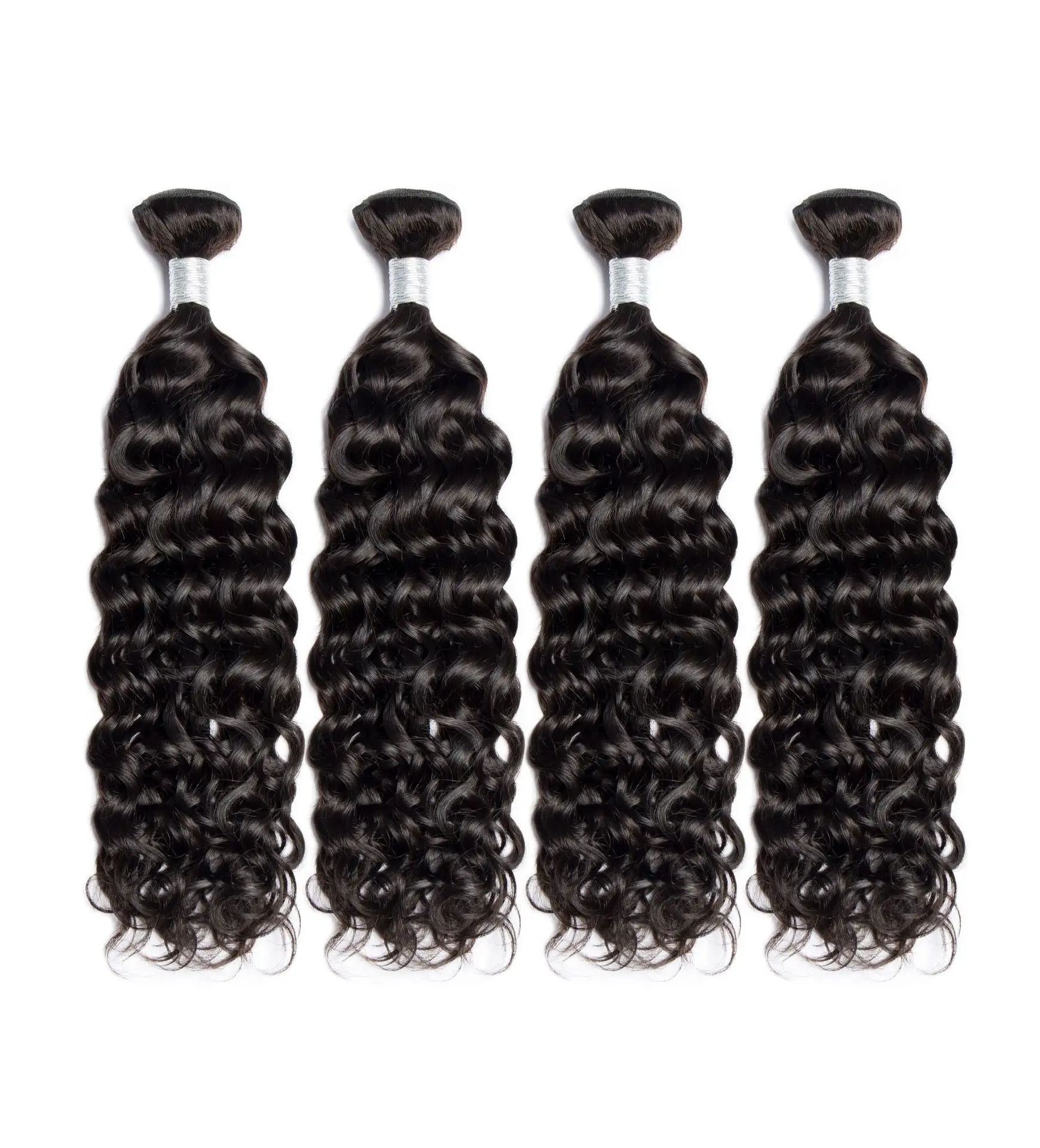 

Factory Wholesale Human Hair Double Drawn Water Wave Unprocessed Raw Cheap Virgin Brazilian Hair Bundles