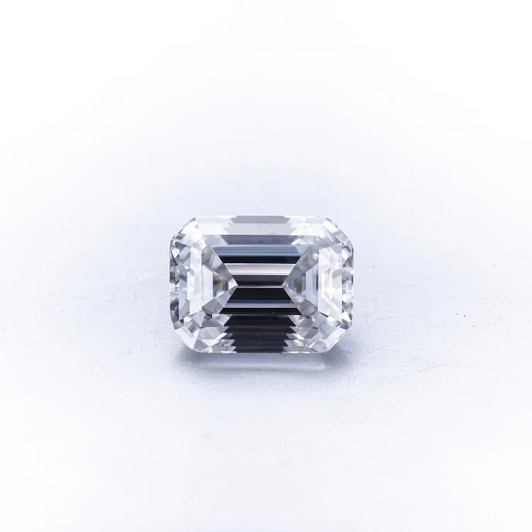 

Moissanite loose stones Emerald cut moissanite diamond for engagement ring