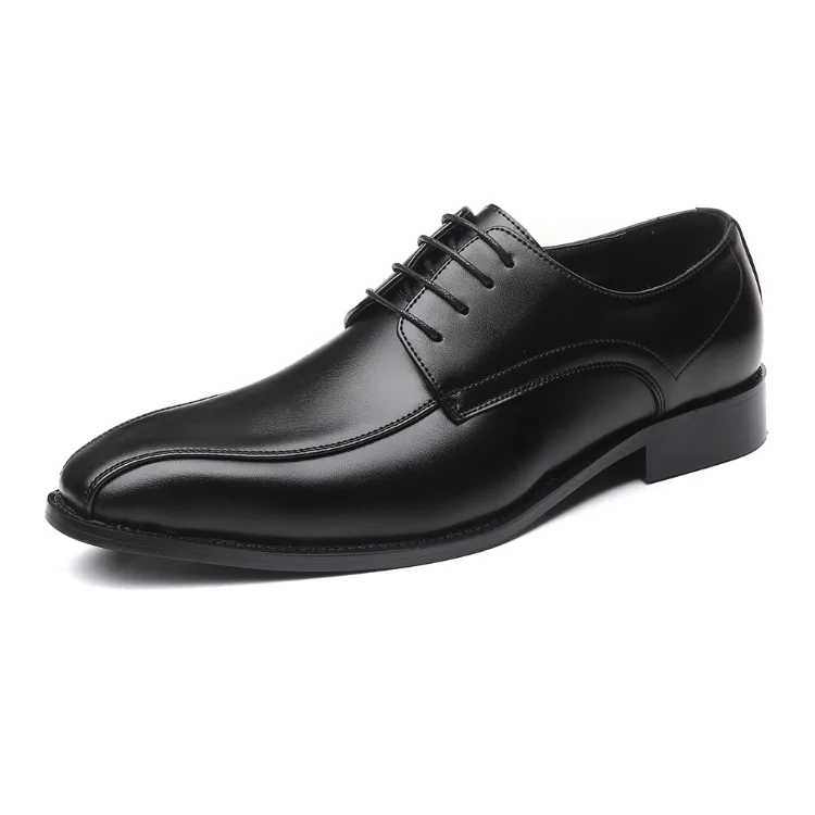 

Wholesale Western Country Style Men's Formal Oxfords PU Genuine Leather Dress Shoes, Dress shoes different color to chose
