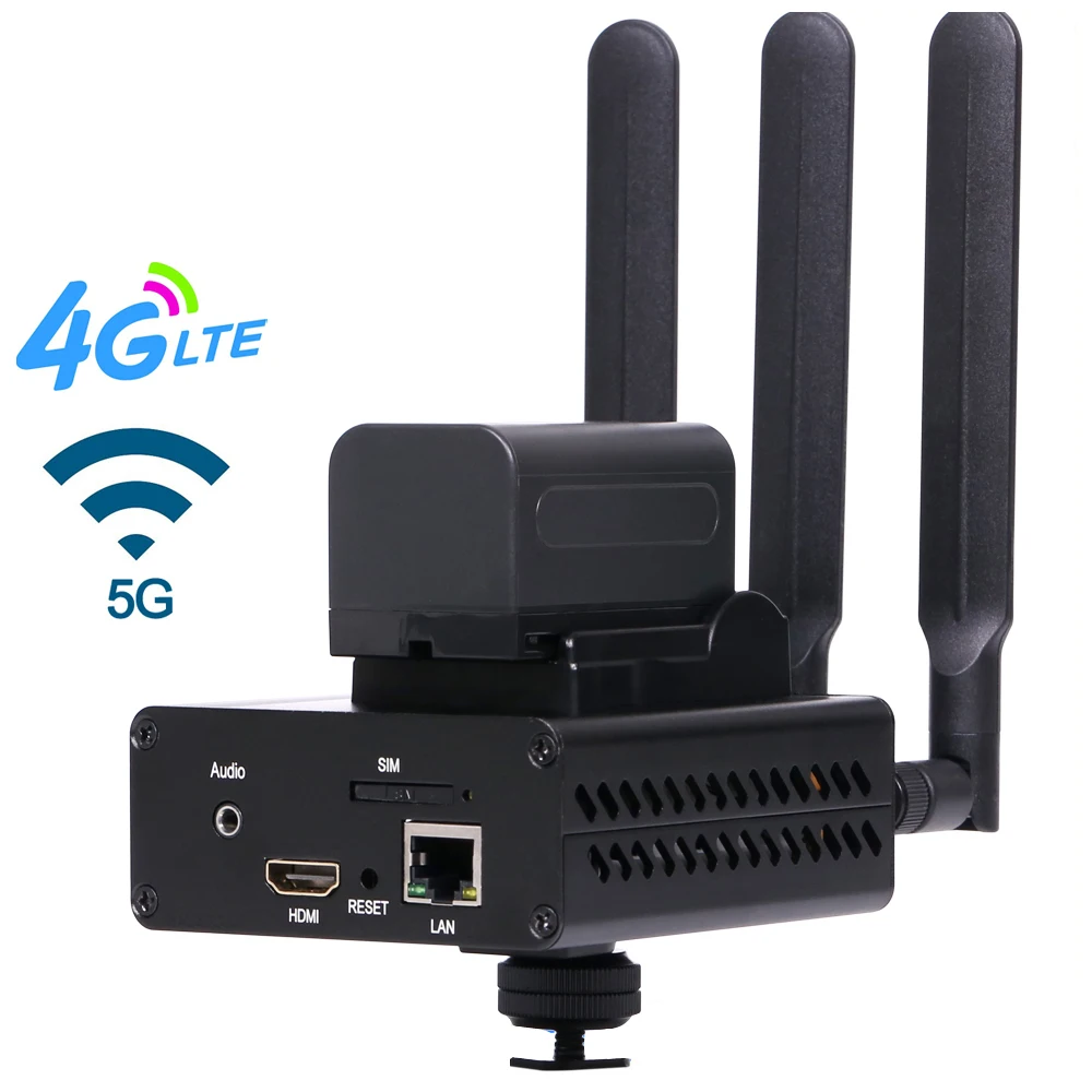 

URay Tech 4G LTE HDMI Video Encoder for Live Stream on YouTube, Facebook, Twitter HDMI Video over IP / 4G SIM to Internet