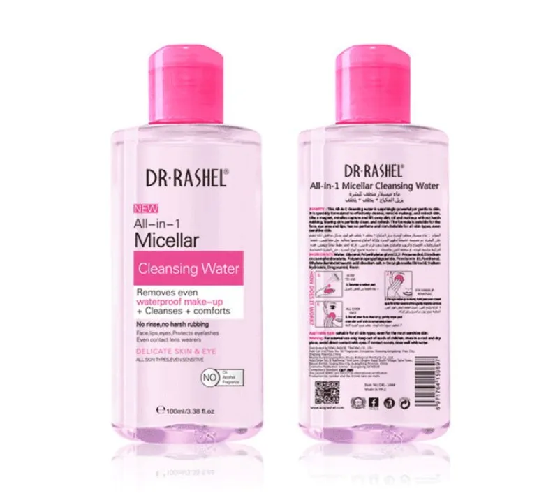 

100ML Portable Gentle Cleansing Moisturizing Micellar Water Makeup Remover
