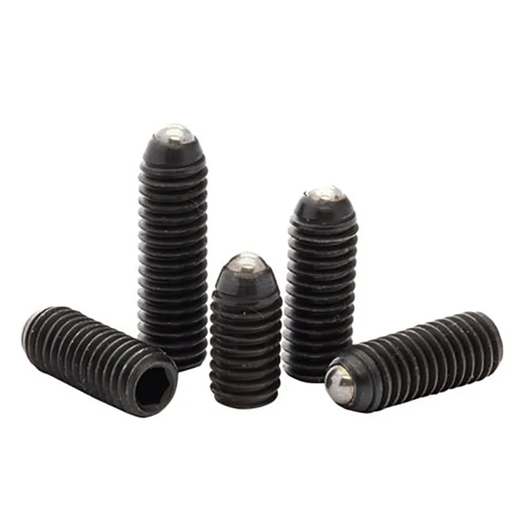 
Grade12.9 Black Oxide Coating Hexagon Socket Bead Set Screw Slotted Set Screws With Ball Point 