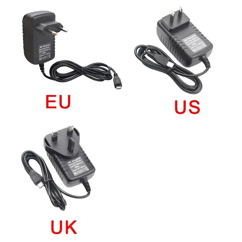 

Raspberry Pi 3 Power Charger Adapter 5V 3A USB Port Power Adapter Supply EU US AU UK Adapter