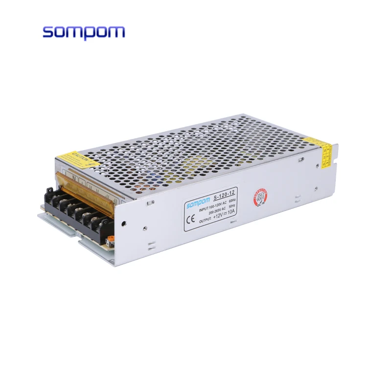 

S-120-12 Sompom 12v 10a 120w Switching Power Supply