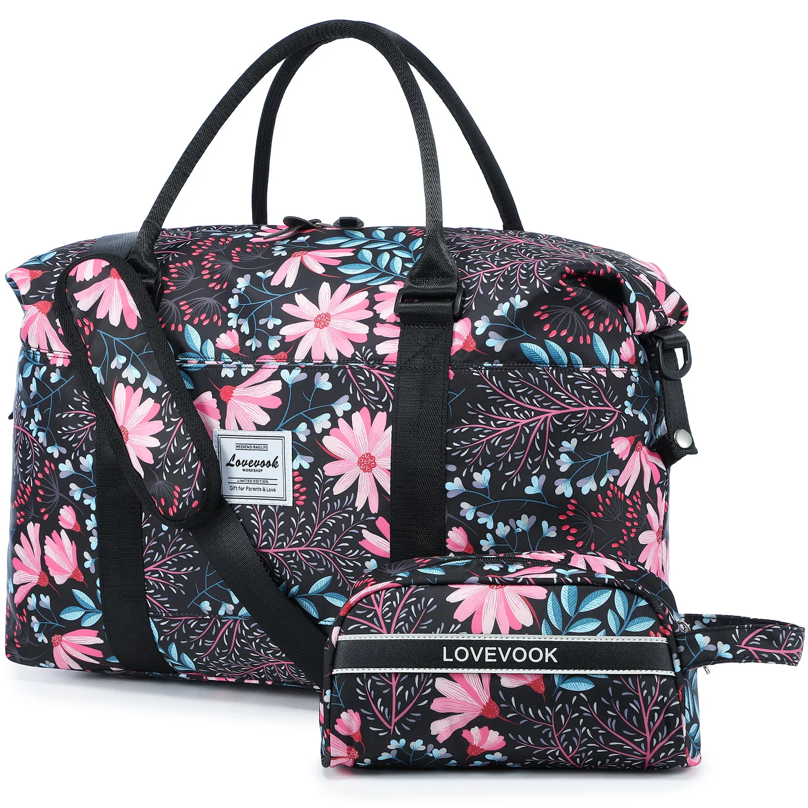 

LOVEVOOK new arrival Large Capacity Travel Bag Waterproof Sport Gym Travel Duffel Bags With Shoe Compartment