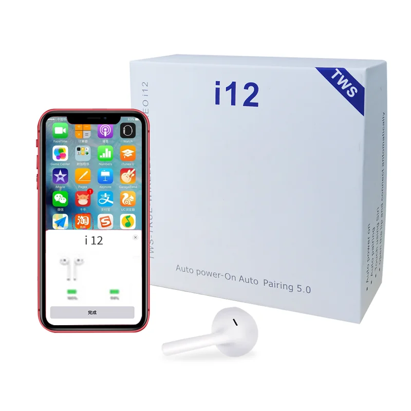 

Factory supply discount price V5.0 I12 mini TWS Earphone Bluetooth