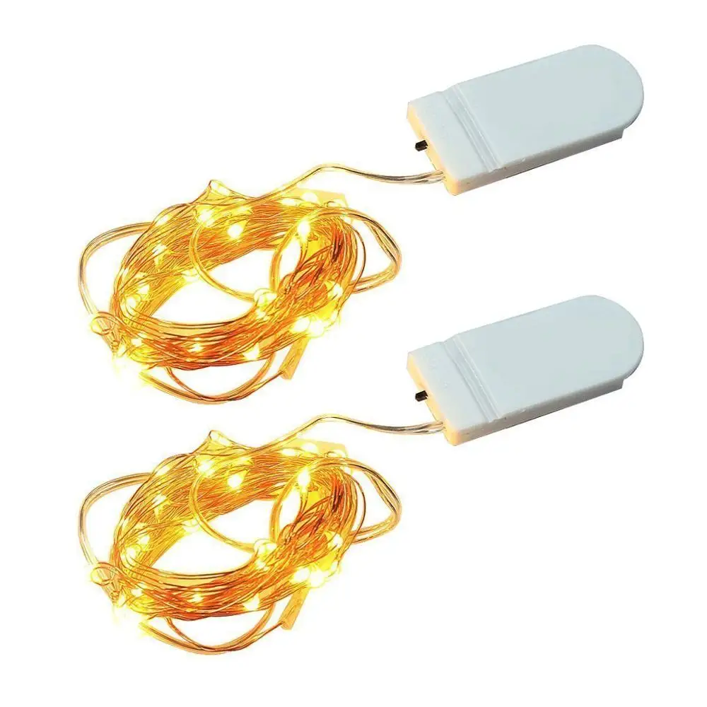 Amazon hot selling decoration party copper wire battery powered outdoor light for string light with battery