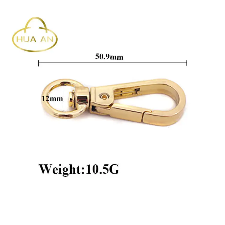 
Hot sale zinc alloy lobster clasp with 12mm ring 