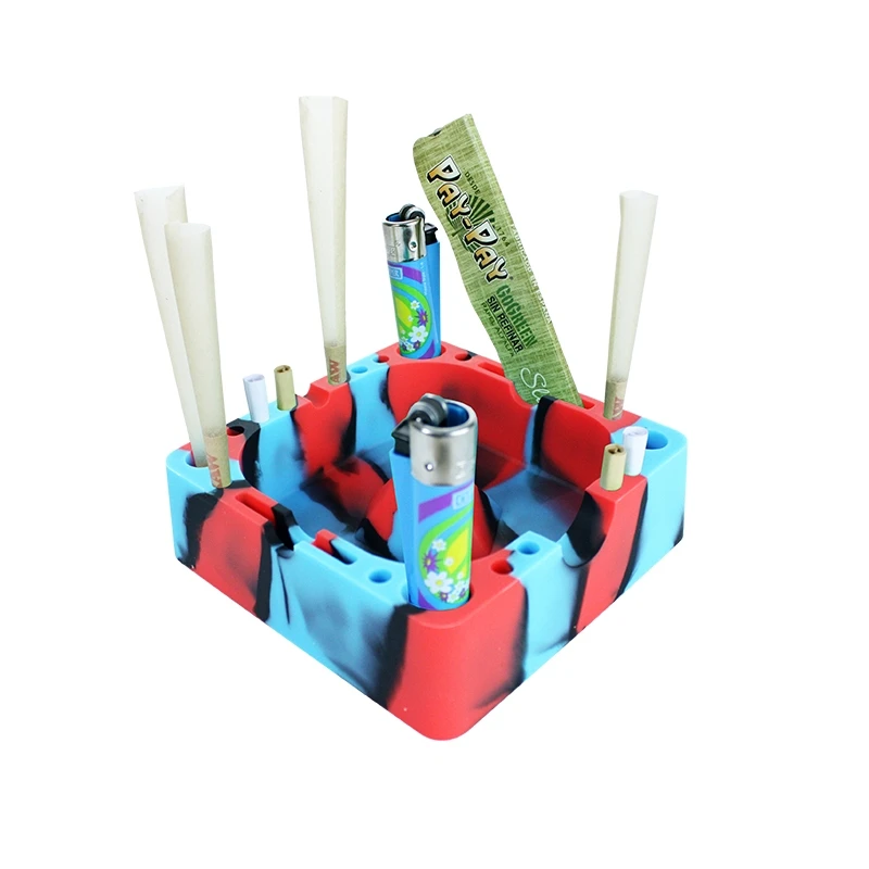 New Flexo Multifunction electronic cigarette ashtray Novelty High Quality original factory making Shape silicone pocket ashtray
