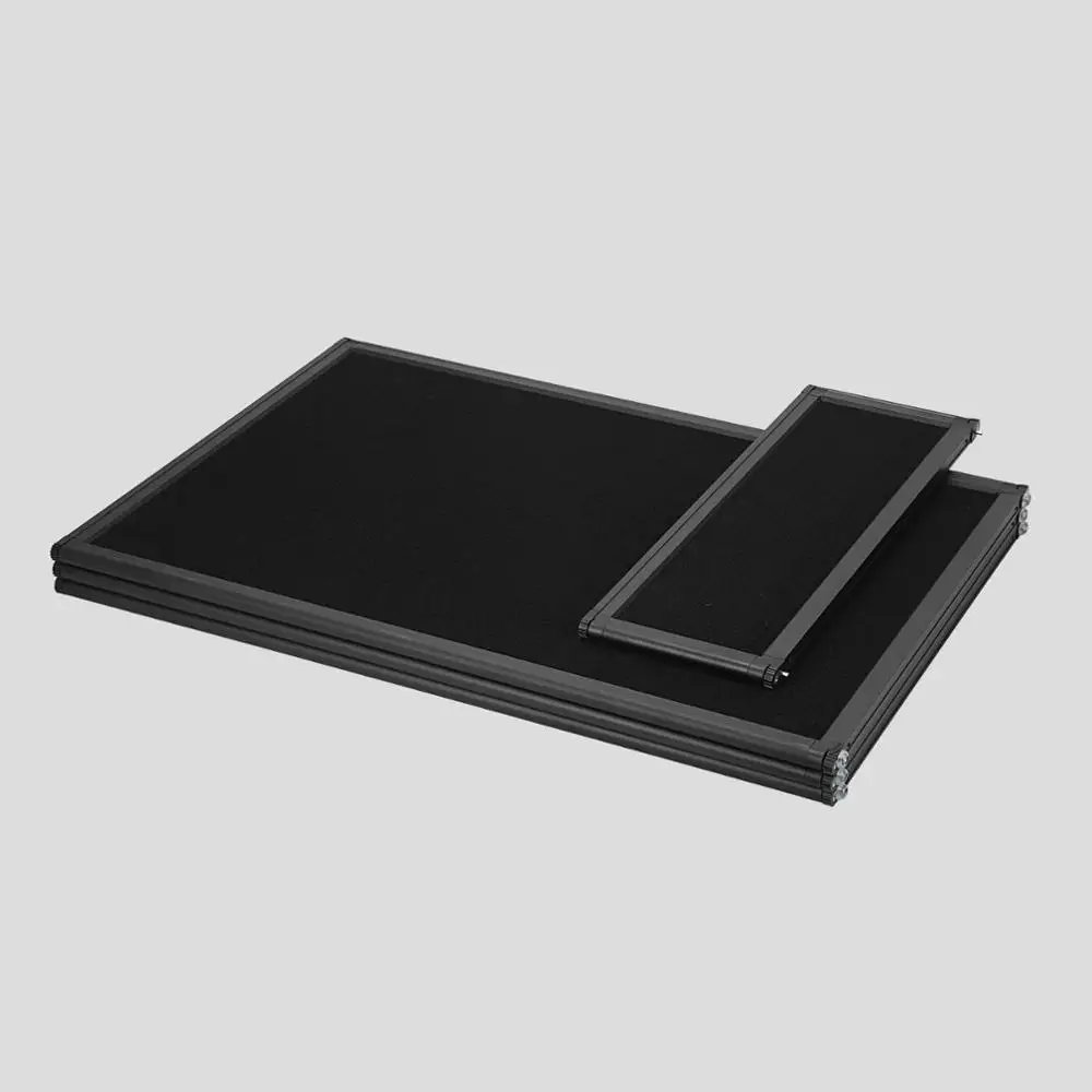 
Colorful fabric exhibition folding panel display 