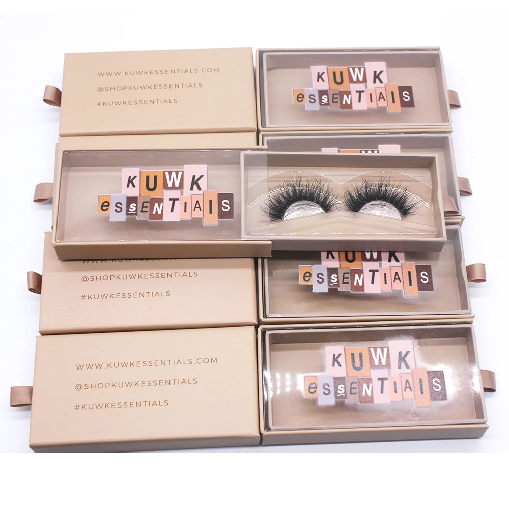 

901 Full Strip Natural Long Lashes eyelash packaging box eyelash packaging box stripped lashes wholesale custom eyelash package, Natural black