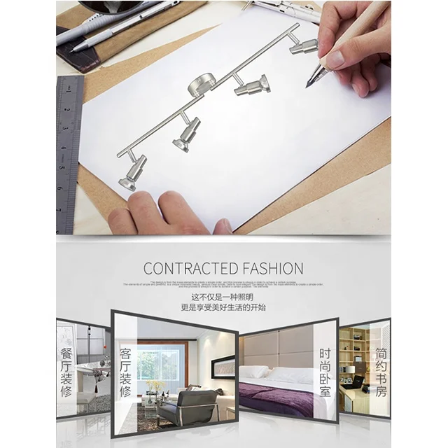 
Flexible Arms Adjustable Spot head ceiling light spot restaurant decorative lamp spot light 