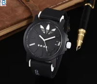 

Fashion European and American brand sports silicone watch clover wristwatch