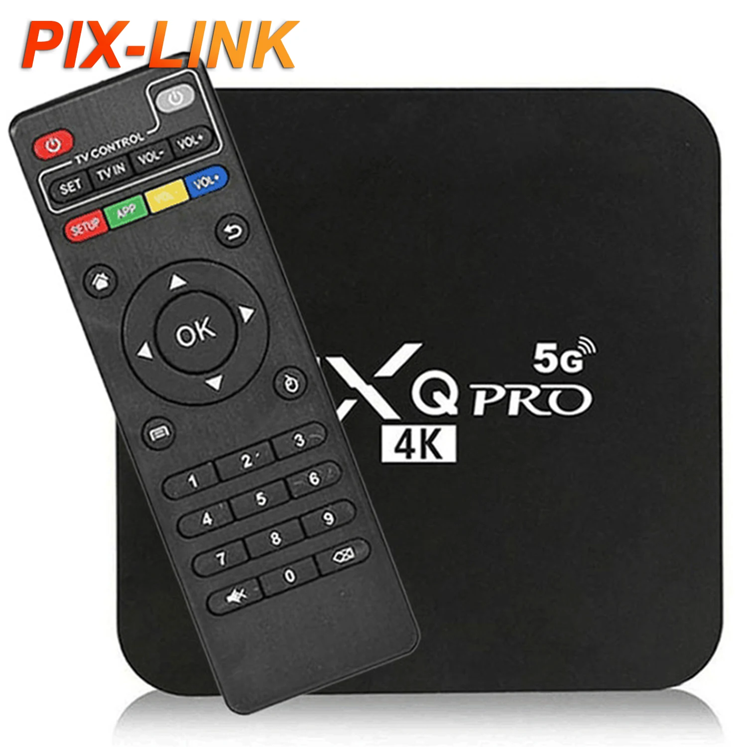 

2022 Factory Price Mxg 4K*2K Quad Core Android Rk3328A Android7.1 Wifi Iptv Smart Tv Box, Balck