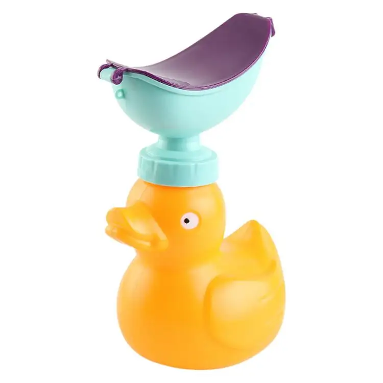 

Kids Portable Yellow Duck Urinal Travel Emergency Toilet Potty