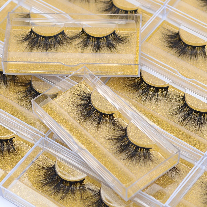

Eyelash Lash Tile Wholesale Mink Eyelash With Lash Packaging Box, Natural black
