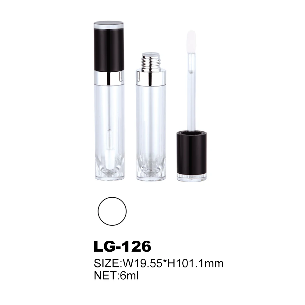 White Cap Transparent Top Luxury Lipgloss Tube Empty Premium Lipgloss