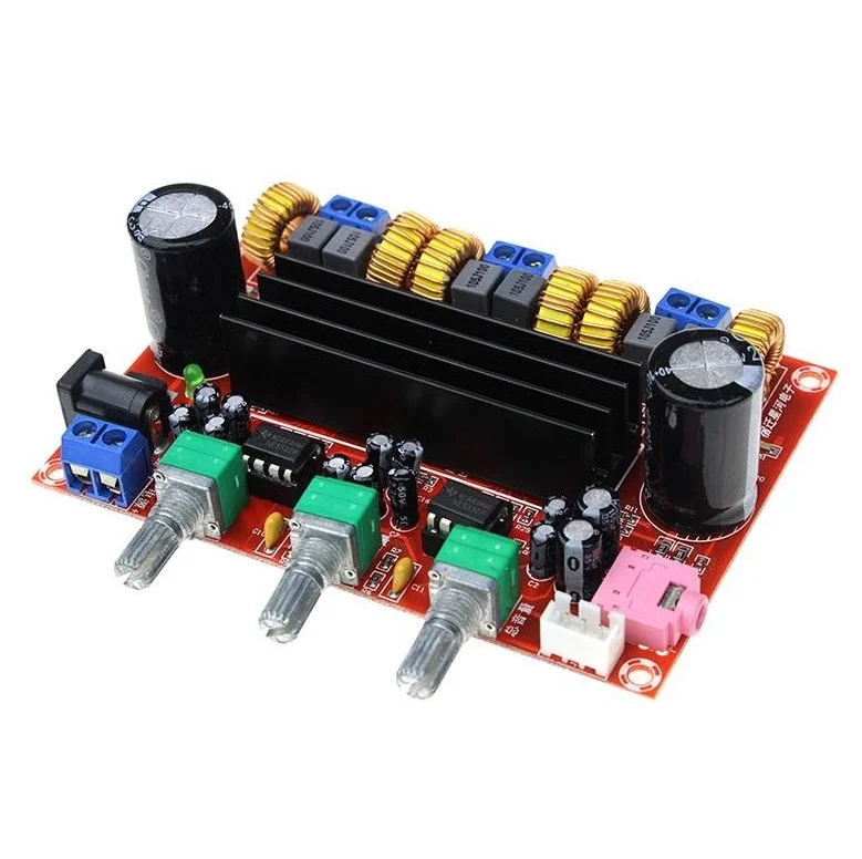 

XH-M139 2.1-channel high digital power amplifier board TPA3116D2 power 2*80W+100W