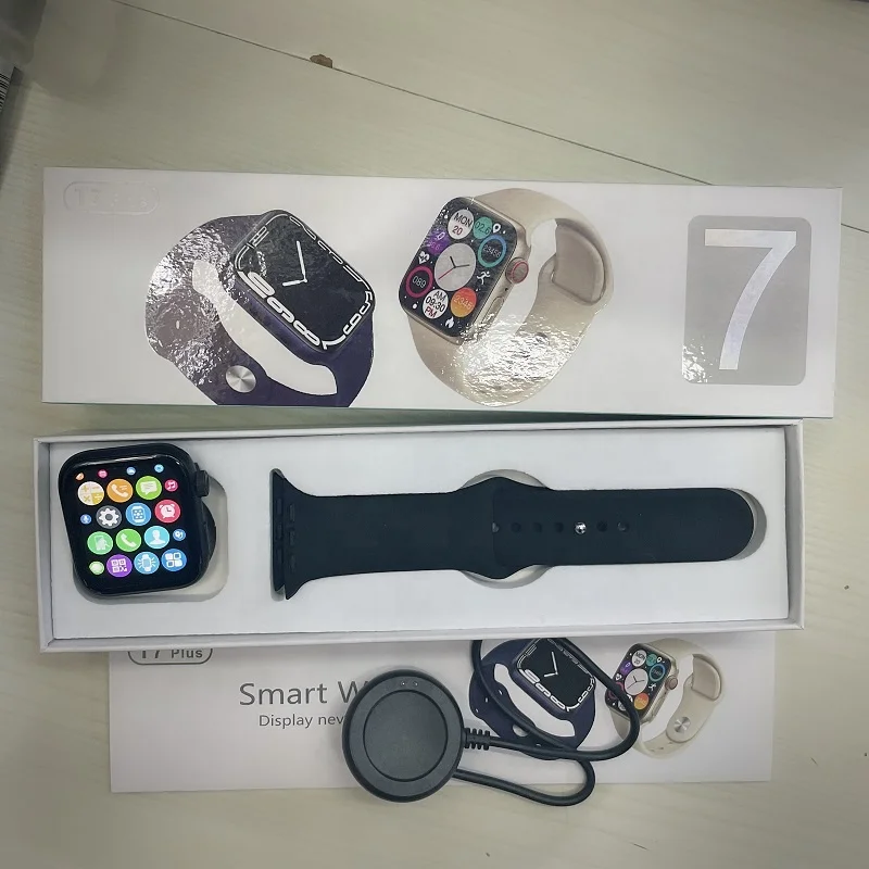 

Siruixing 2022 t7Plus Series 7 Smartwatch 1.75 Hd Calling Ip68 Waterproof Body Monitoring Reloj Inteligente Z36 Smart Watch, Black, silver, gold, red, blue, green