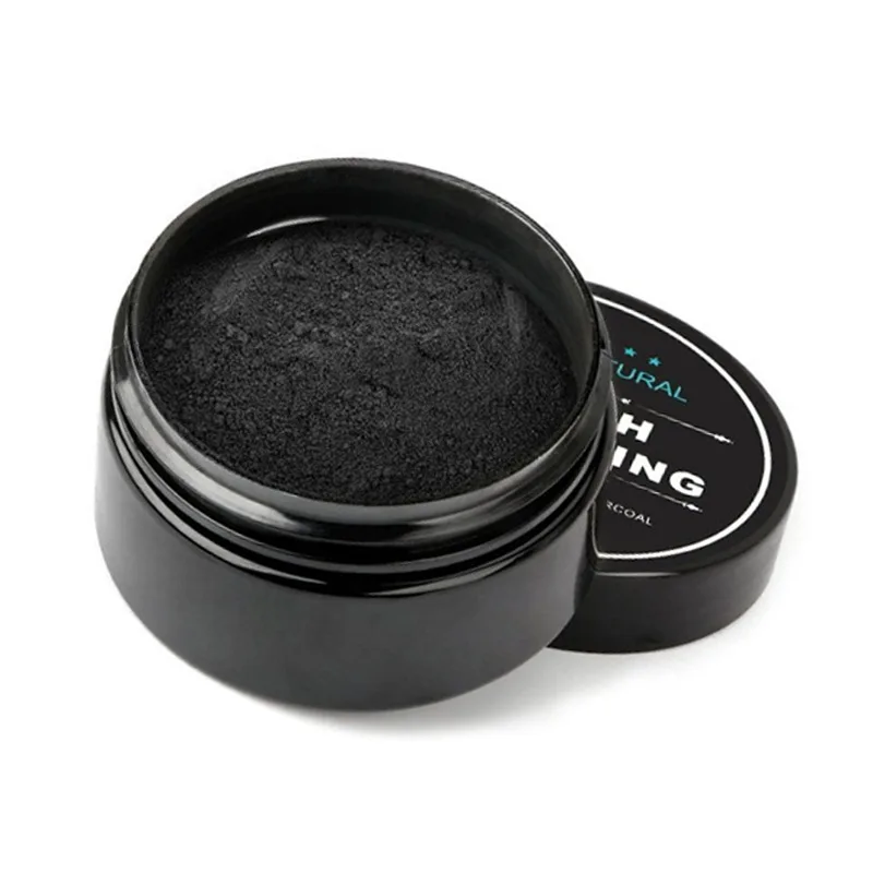 OEM Oral Hyiene Teeth Whitening Powder Natural Activated Charcoal Tooth Whitener Powder Dental Care Cleaner Blanchiment Dentaire, Natural bamboo charcoal color