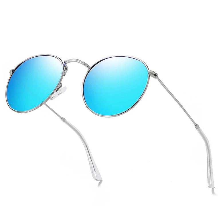 

SKYWAY Popular Sun Glasses Luxury Round Frame Polarized Metal Men Women Sunglasses