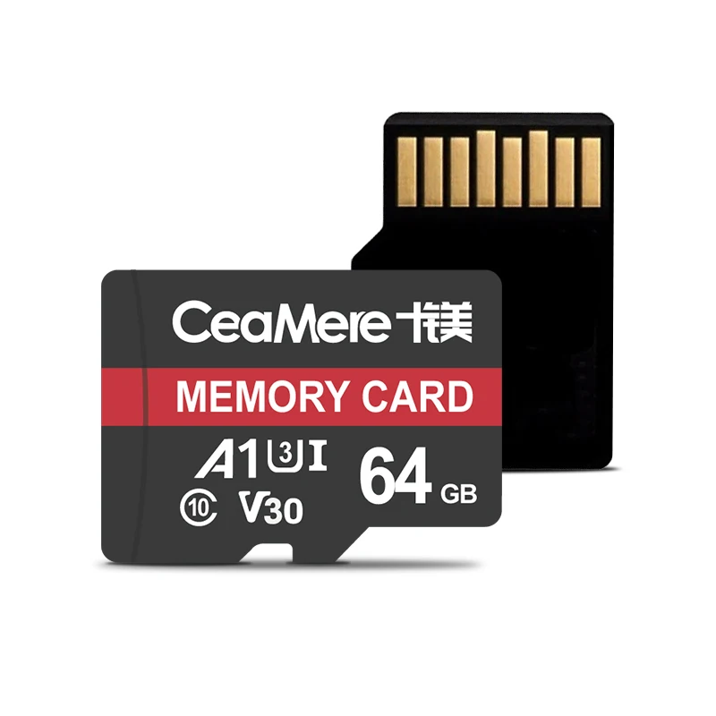 

Ceamere Red Stripe Original Micro Flash Memory Cards 128GB 256GB Carte Memoire 8GB 16GB 64GB Micro TF Storage Memory Card 32GB