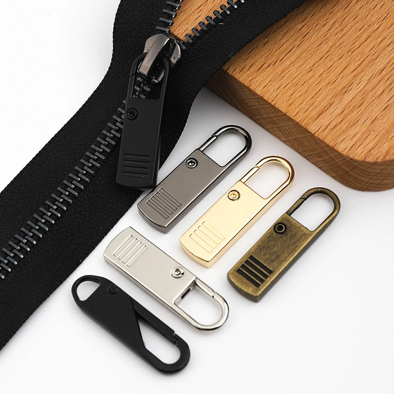 

Factory direct zipper slider custom zipper slider removable zipper slider nylon metal resin zip head, Custom color