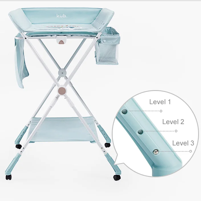Kub Baby Changing Table With Wheels Foldable Diaper Table Buy