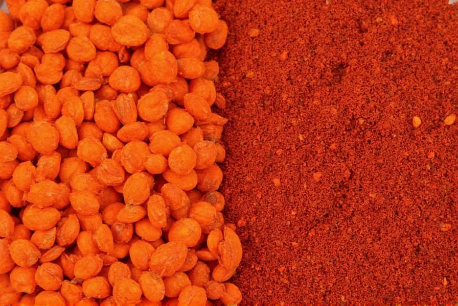 Selection of paprika products on shelf