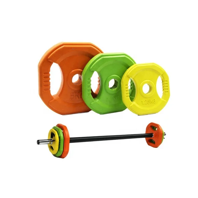 

20kg rubber barbell set