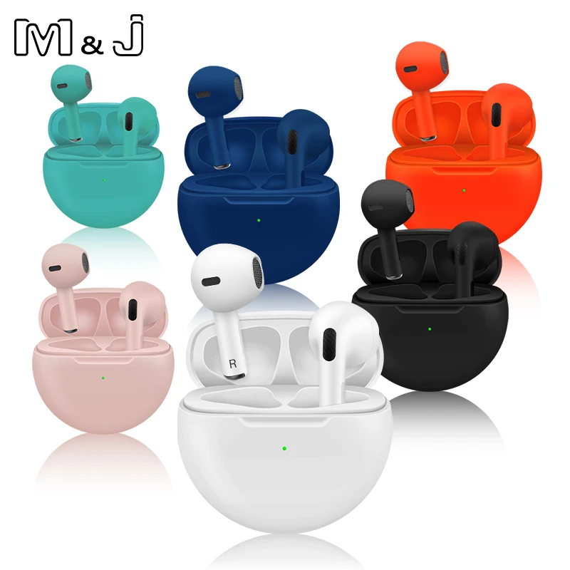 

Air Pro 6 TWS Wireless Earphones Rename 5.0 Mini Earbuds with Charging Case Sports Handsfree Headset for Smart Phones