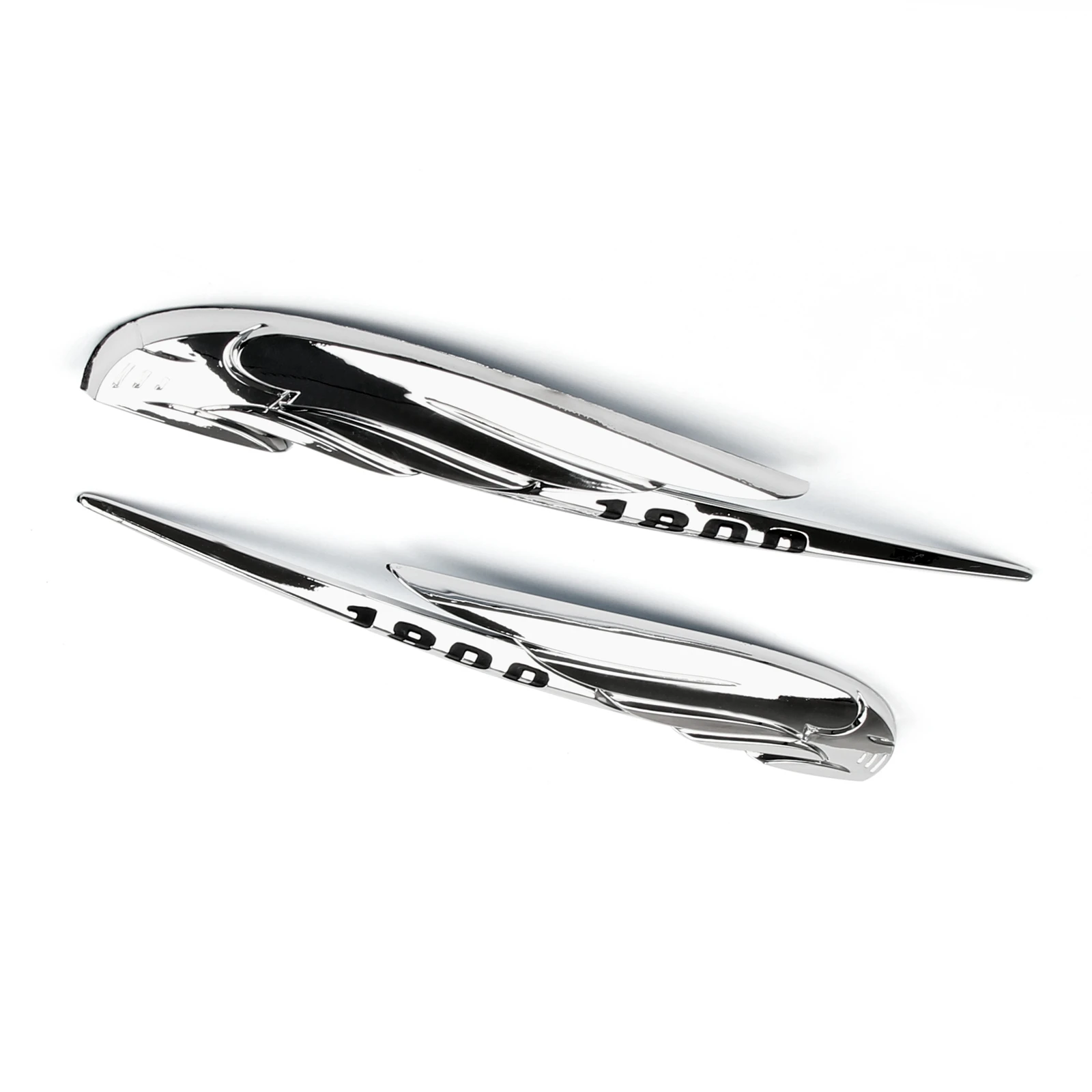 

Areyourshop Motorcycle Gas Tank Emblem Badge Decals Chrome for HONDA VTX1800