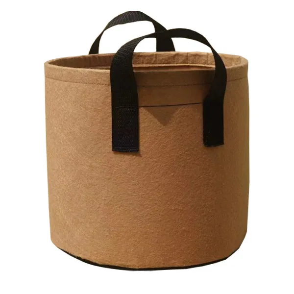 

High quality New Foldable Garden Pot Felt Grow Bag for Vegetable Flower Planting, Black/brown/grey